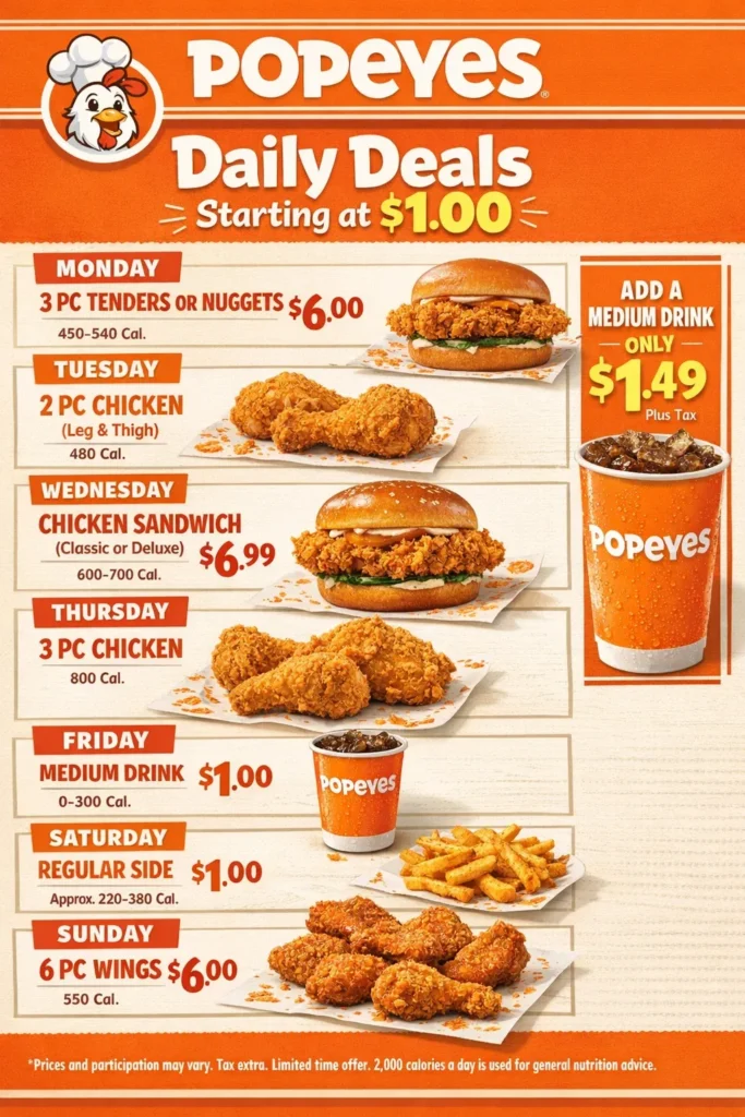 popeyes Deals