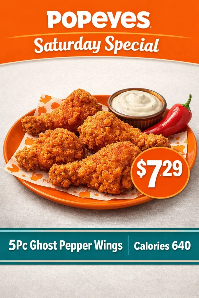 Popeyes Saturday Specials