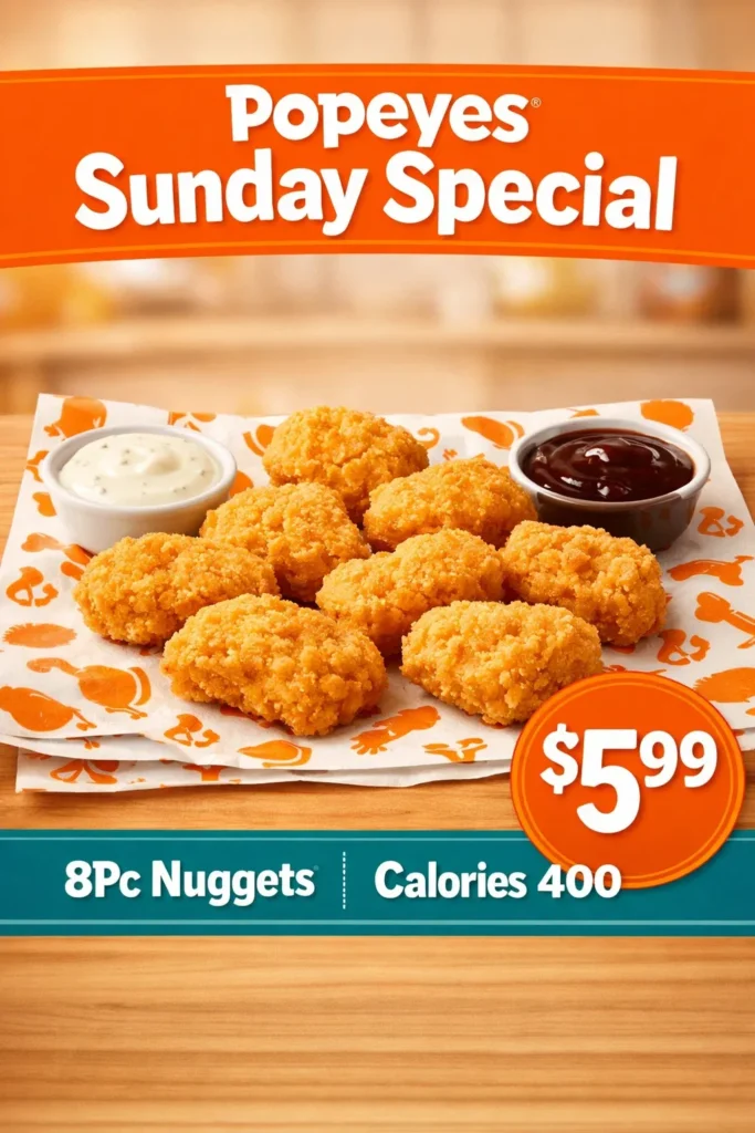 Popeyes Sunday Specials