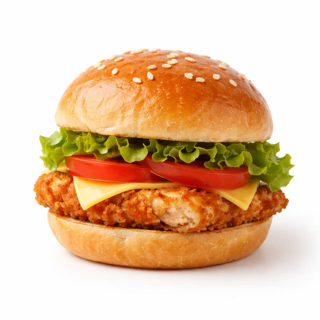 Ghost Pepper Chicken Sandwich with Bacon & Cheese
