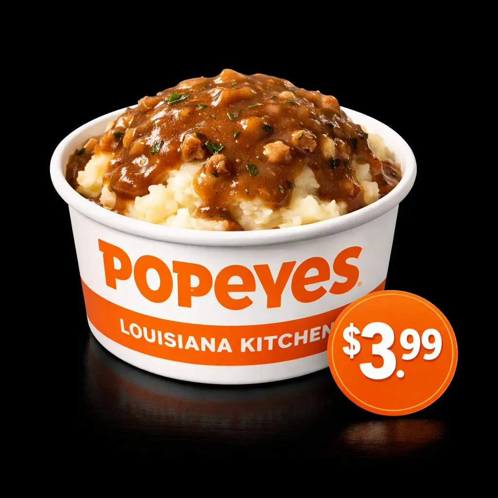 Mashed Potatoes with Cajun Gravy
