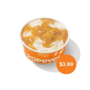 Mashed Potatoes with Cajun Gravy
