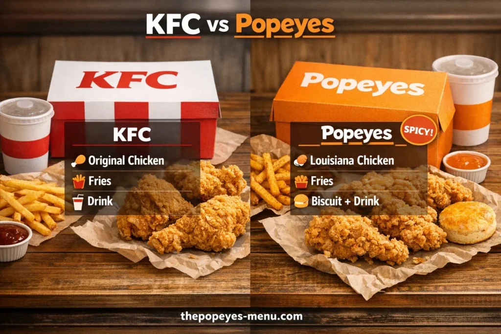 Popeyes Vs KFC in 2026: Which Fried Chicken Chain Is Actually Worth Your Money? 2 popeyes Vs kfc