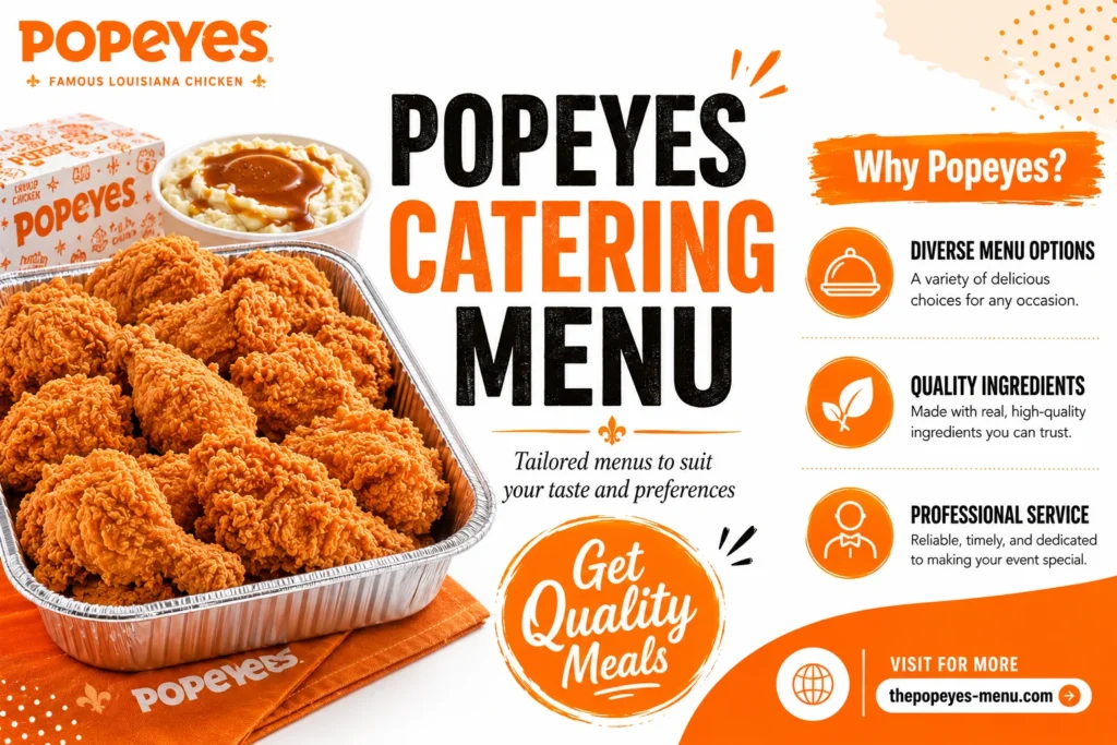 Popeyes Catering Menu