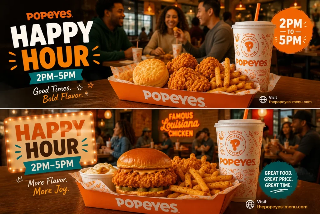 popeyes Happy Hour times