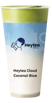 2 Heytea Cloud Coconut Blue