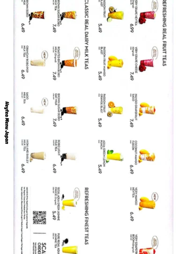 63 Heytea Menu Australia