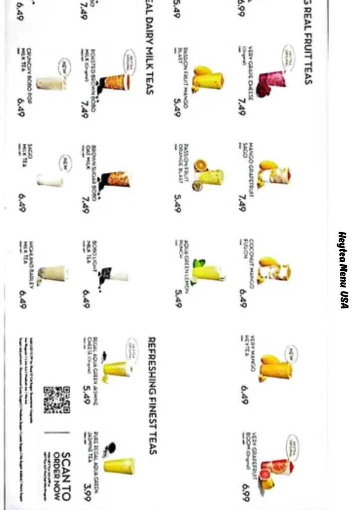 59 Heytea Menu USA