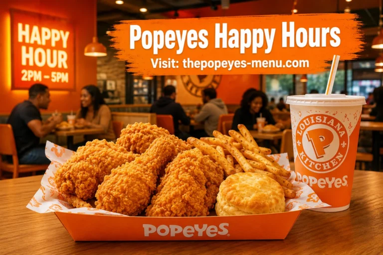 Popeyes happy hour